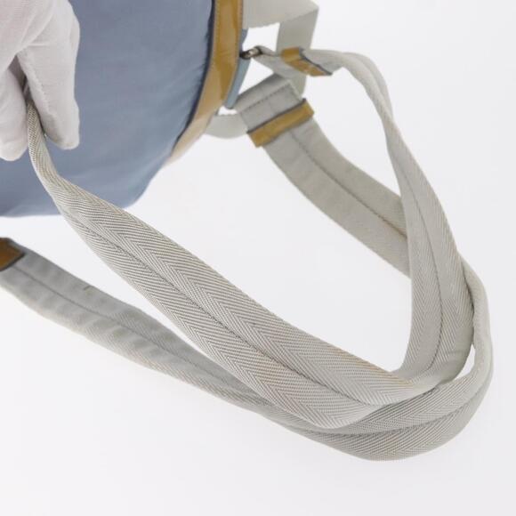 PRADA Backpack Nylon Light Blue Silver Auth 152634 main image 11